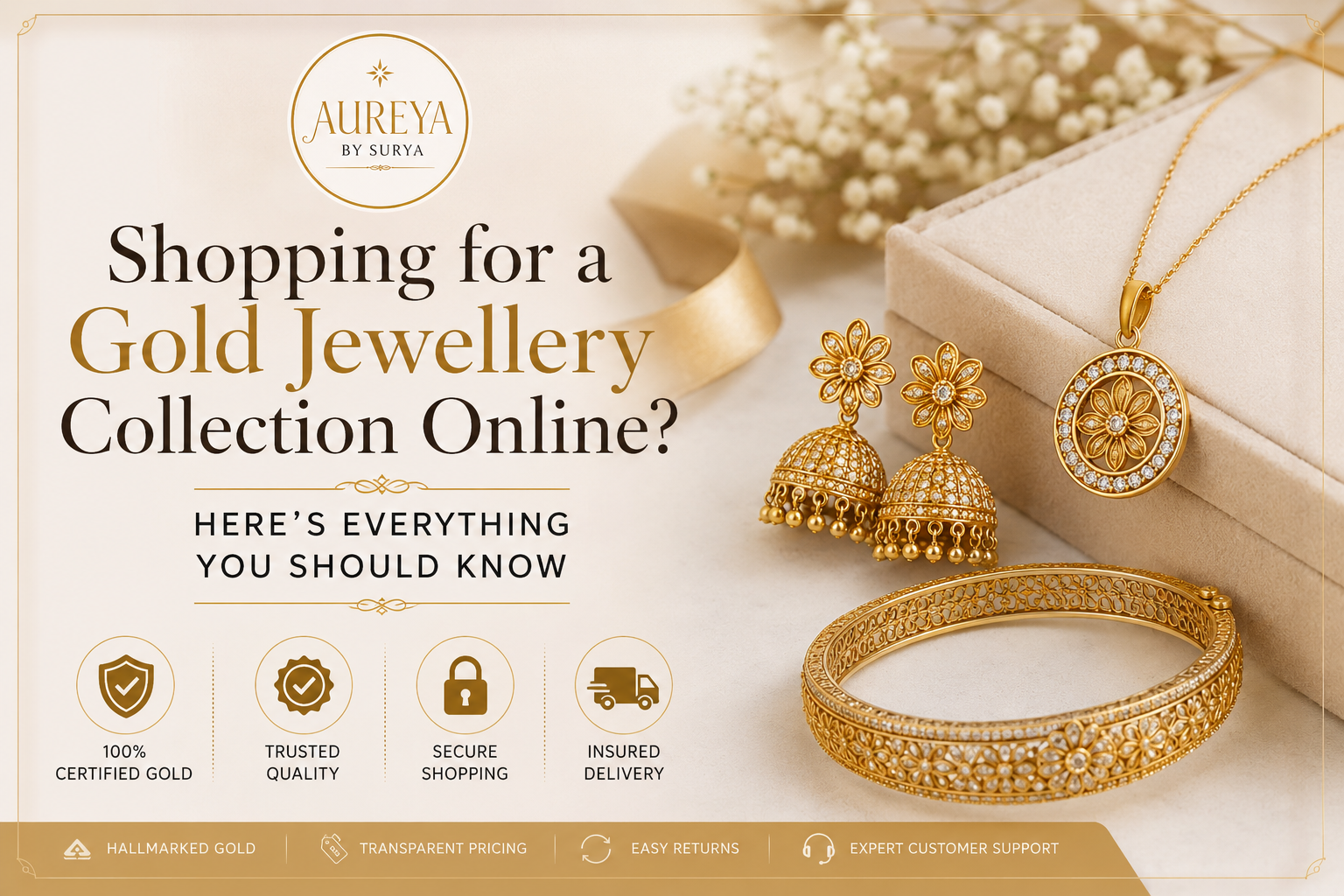 Shopping for a Gold Jewellery Collection Online? Here's Everything You Should Know