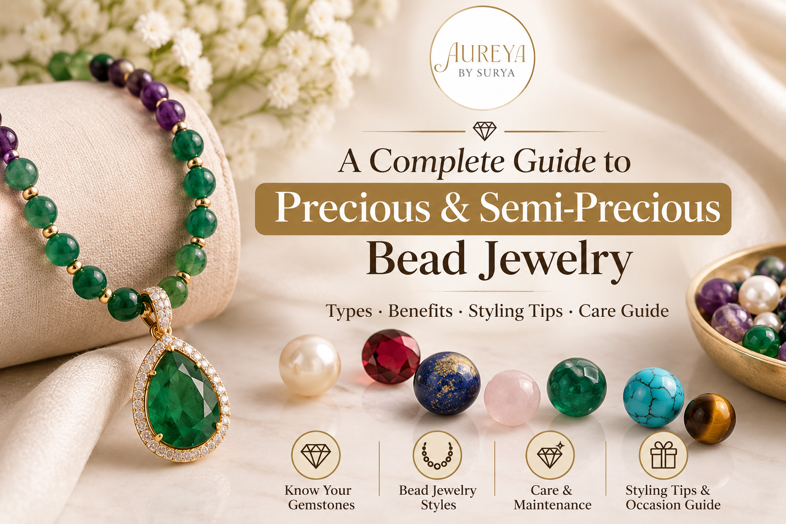 A Complete Guide to Precious & Semi-Precious Bead Jewelry