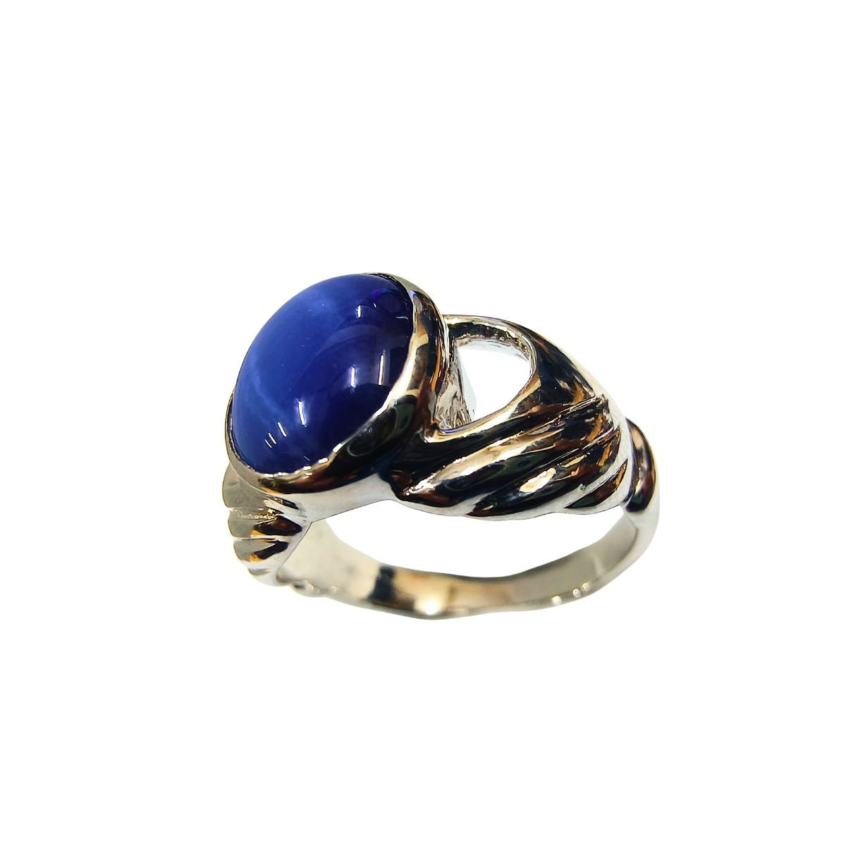 Statement Lundi Blue Star Gemstone Ring