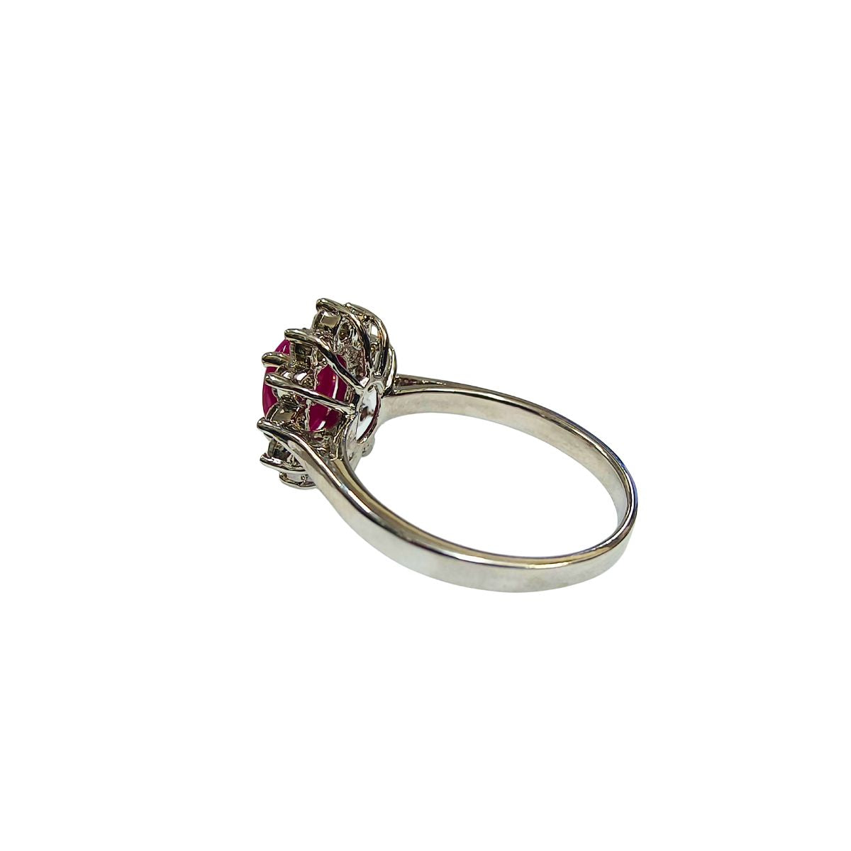 Floral Lundi Star Pink Sterling Silver Ring