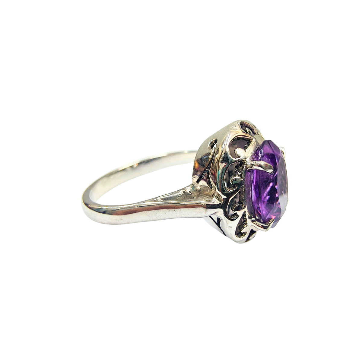 Timeless Purple Amethyst Ring