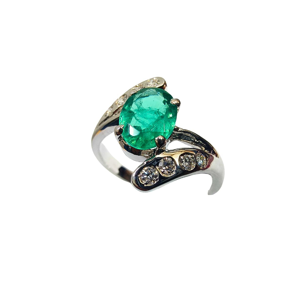 Grace in Motion — Where Emerald Meets Elegance