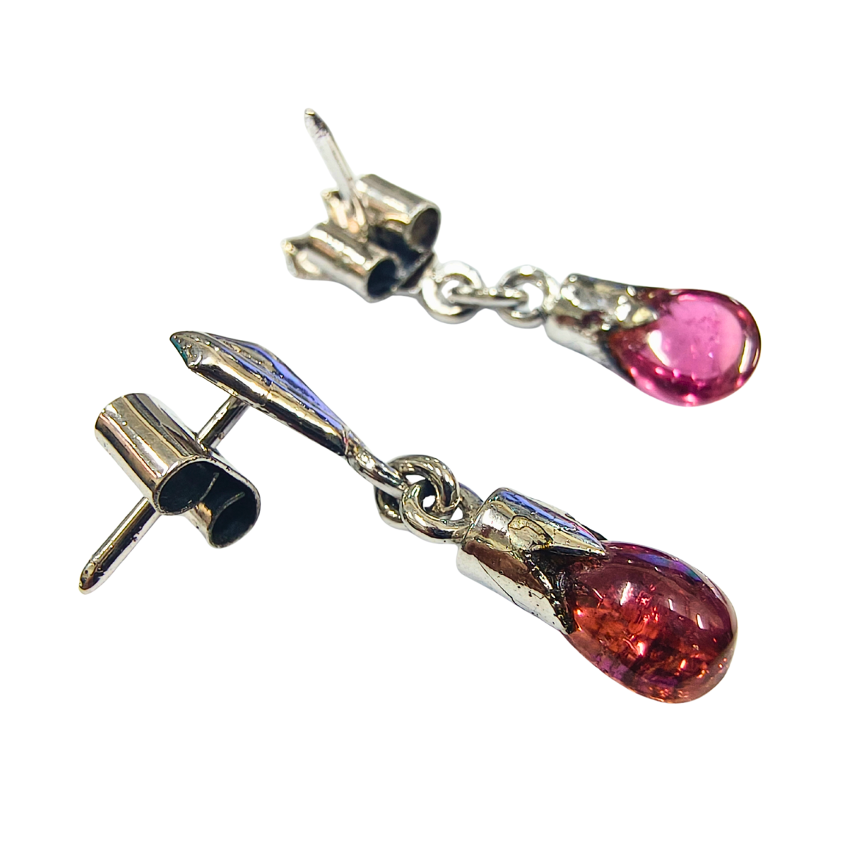 Timeless Tourmaline Earrings in Sterling Silver