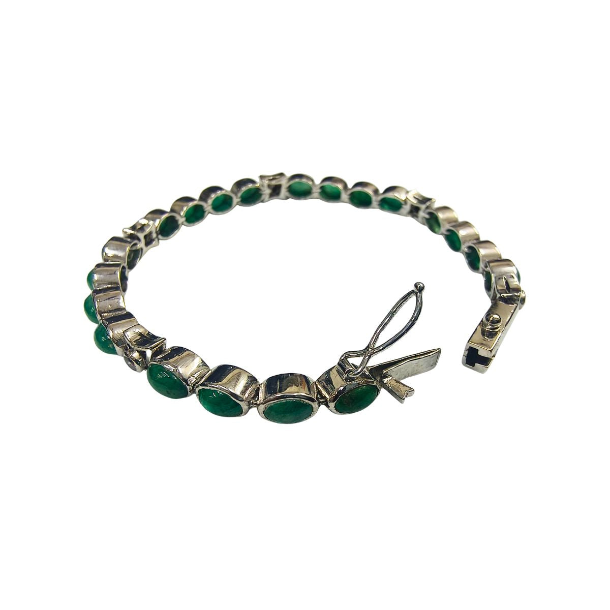 Royal Emerald & Zircon Bracelet
