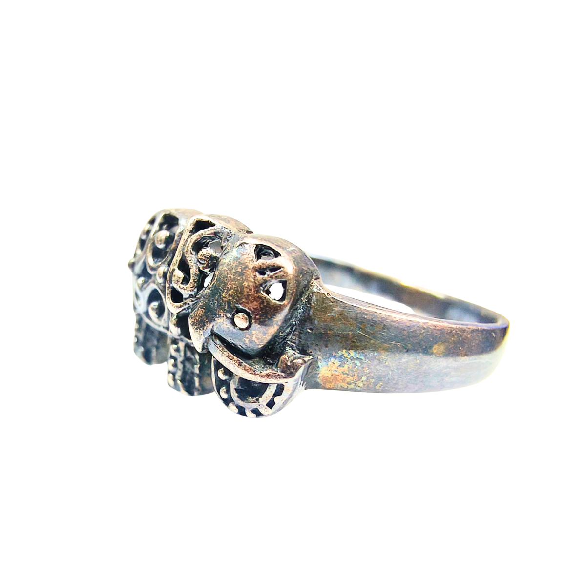 Royal Elephant Silver Ring