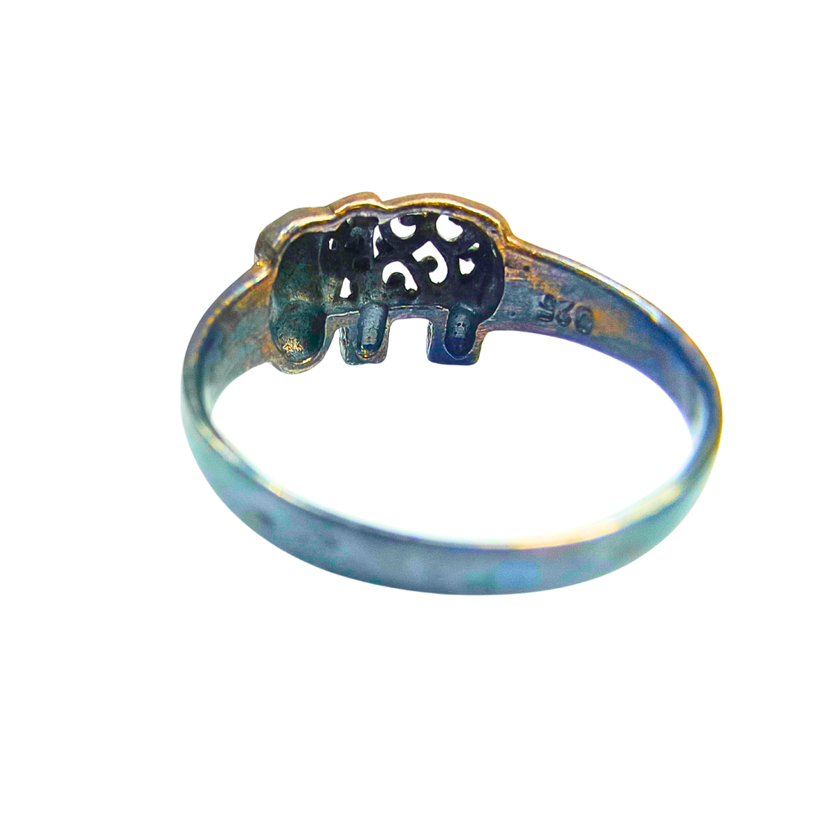 Royal Elephant Silver Ring