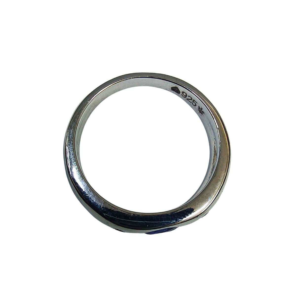 Modern Blue Sapphire Diamond (Lab Grown) Ring