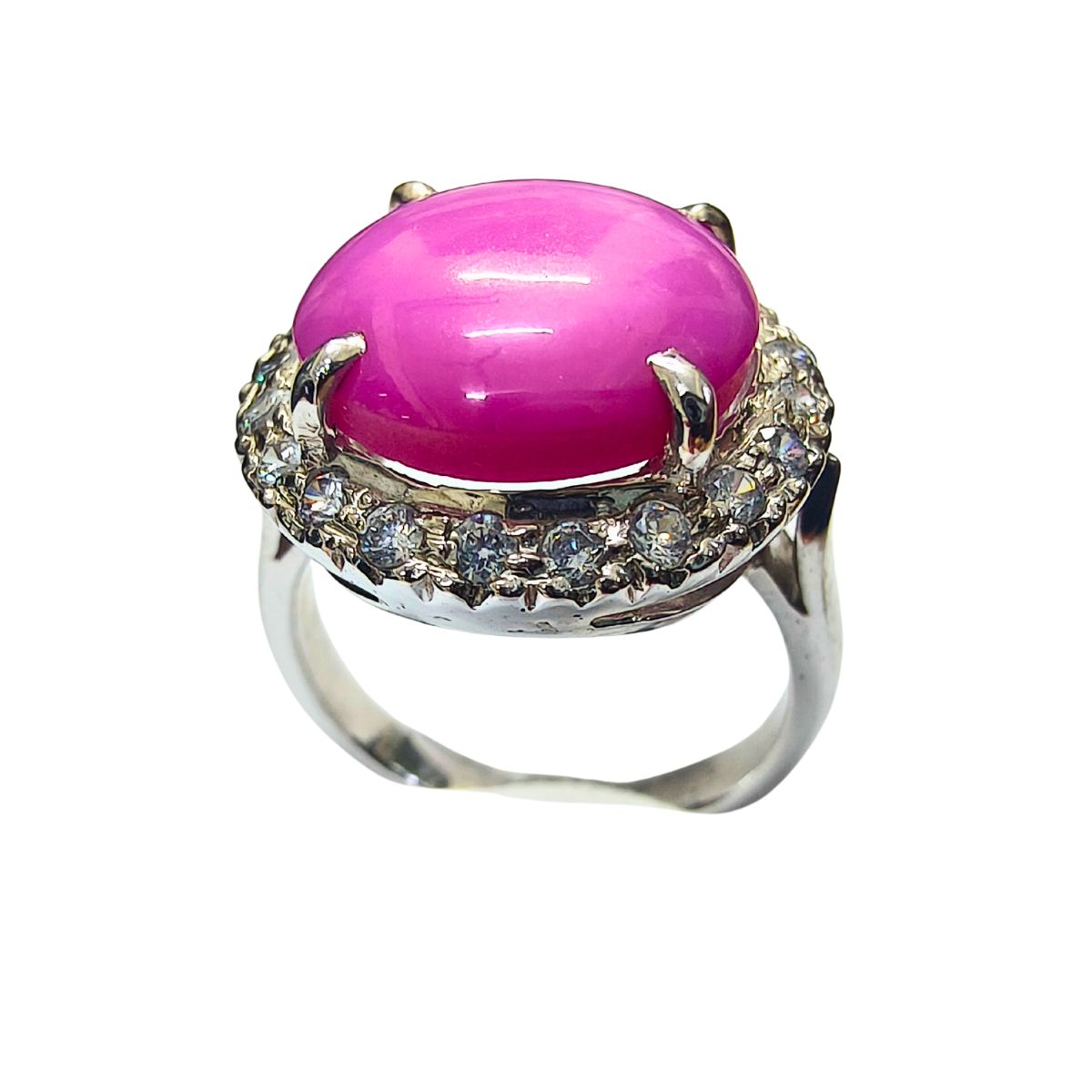 Classic Lundi Star & Zirconia Silver Ring