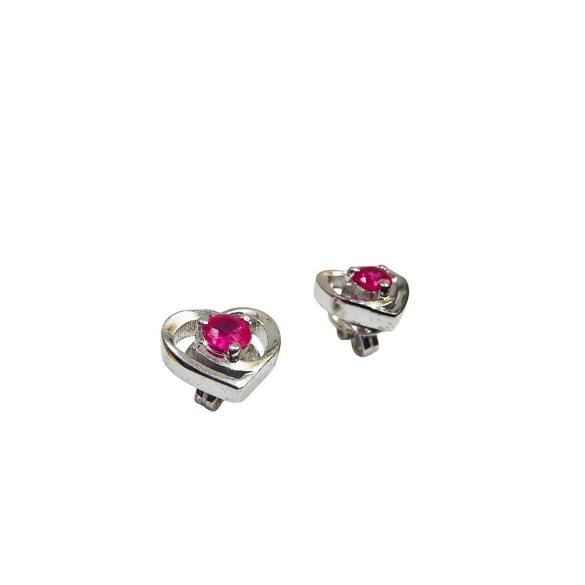 Delicate Ruby Eartop Set