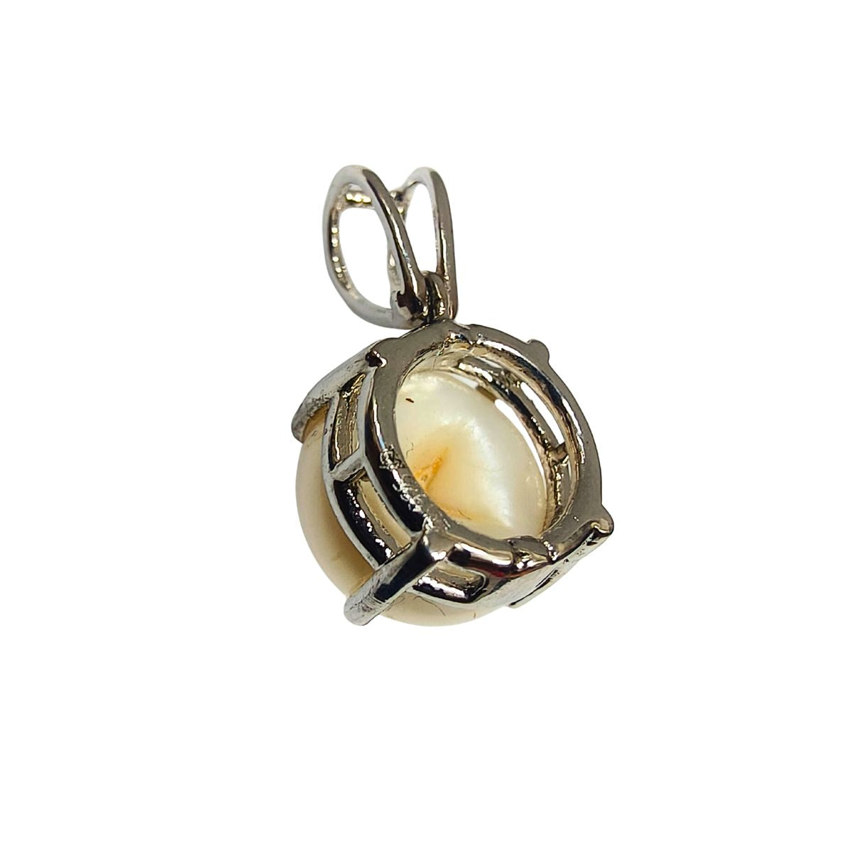 Elegant  Pearl Pendant in 925 Sterling Silver-“Grace of the Ocean, Timelessly Yours.”